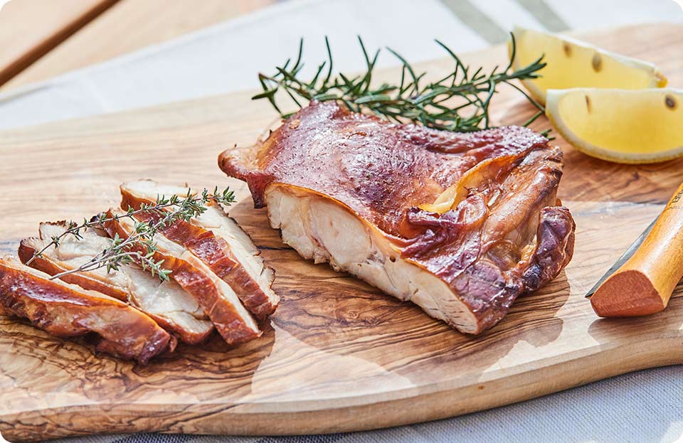 手軽に燻す王道スモークチキン