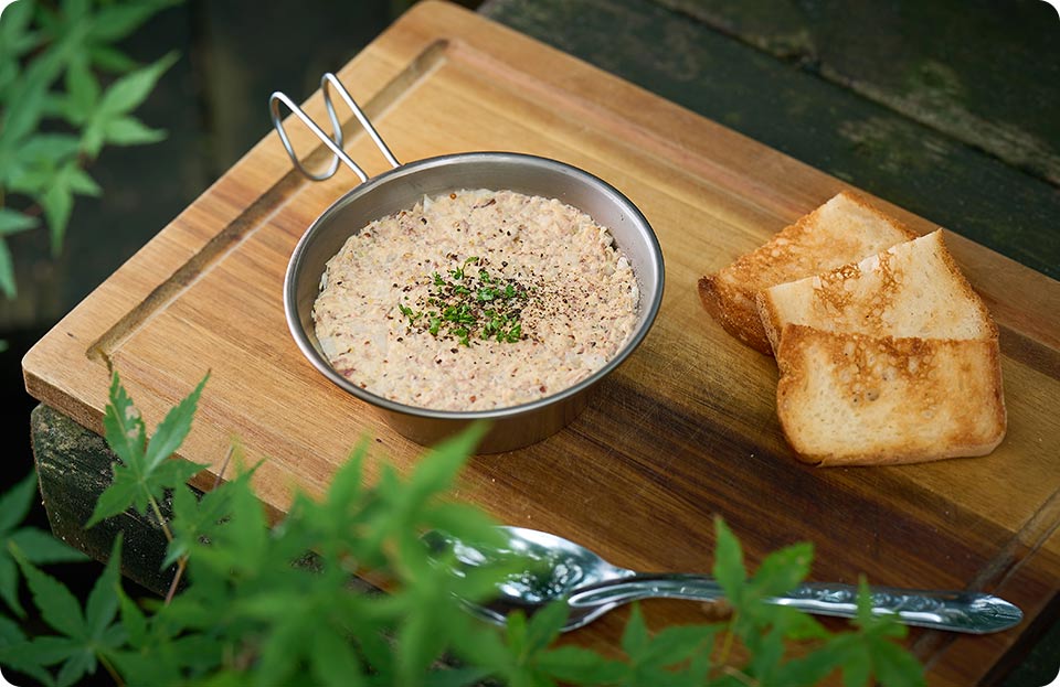 鯖缶のリエット