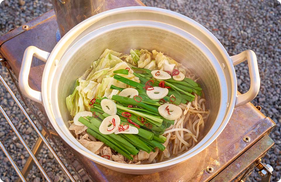 もつ鍋風豚バラ鍋