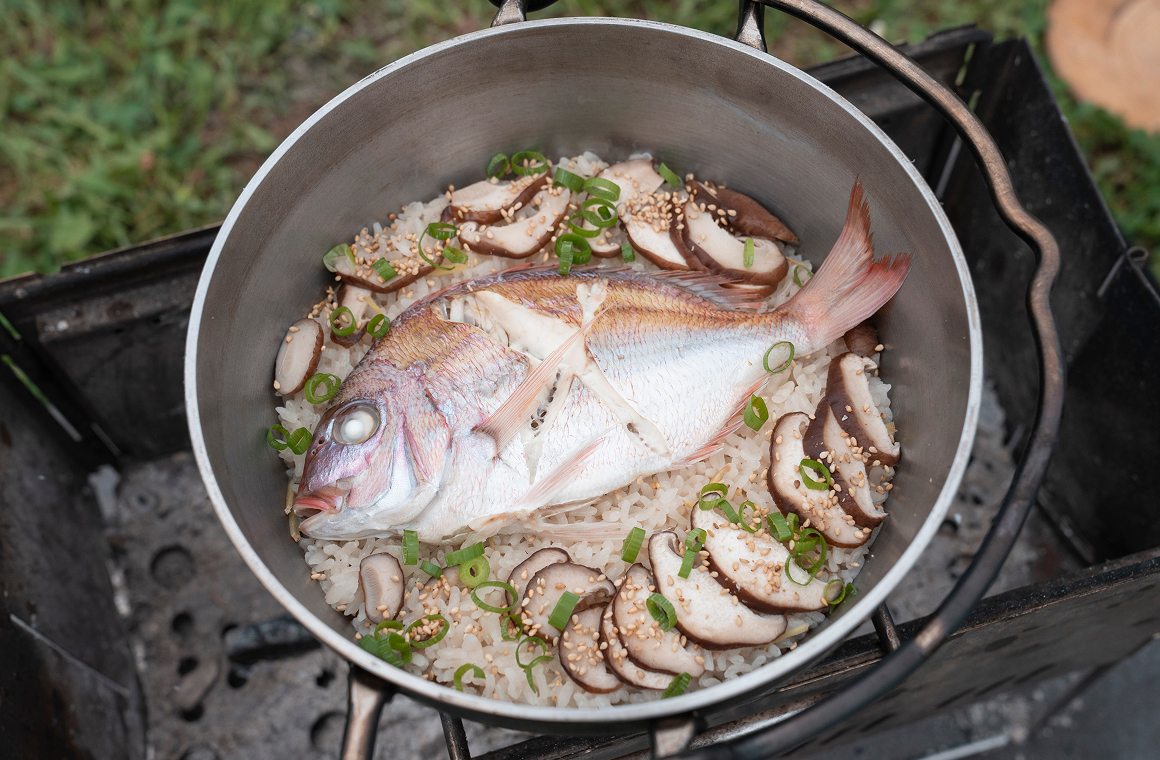ハナダイの炊き込みご飯