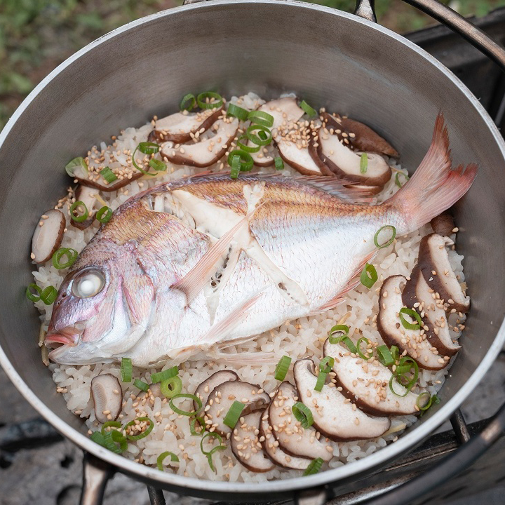 ハナダイの炊き込みご飯
