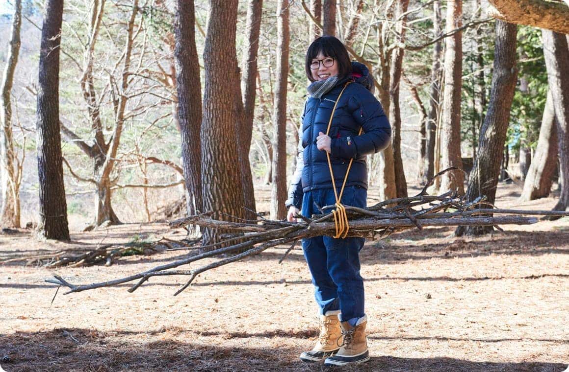 「カウ・ヒッチ」という結びです。