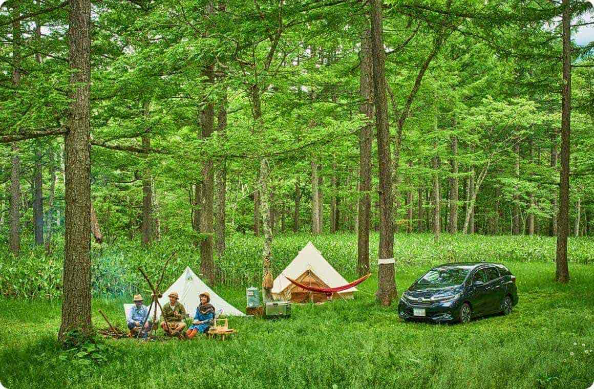 テントサイトの画像