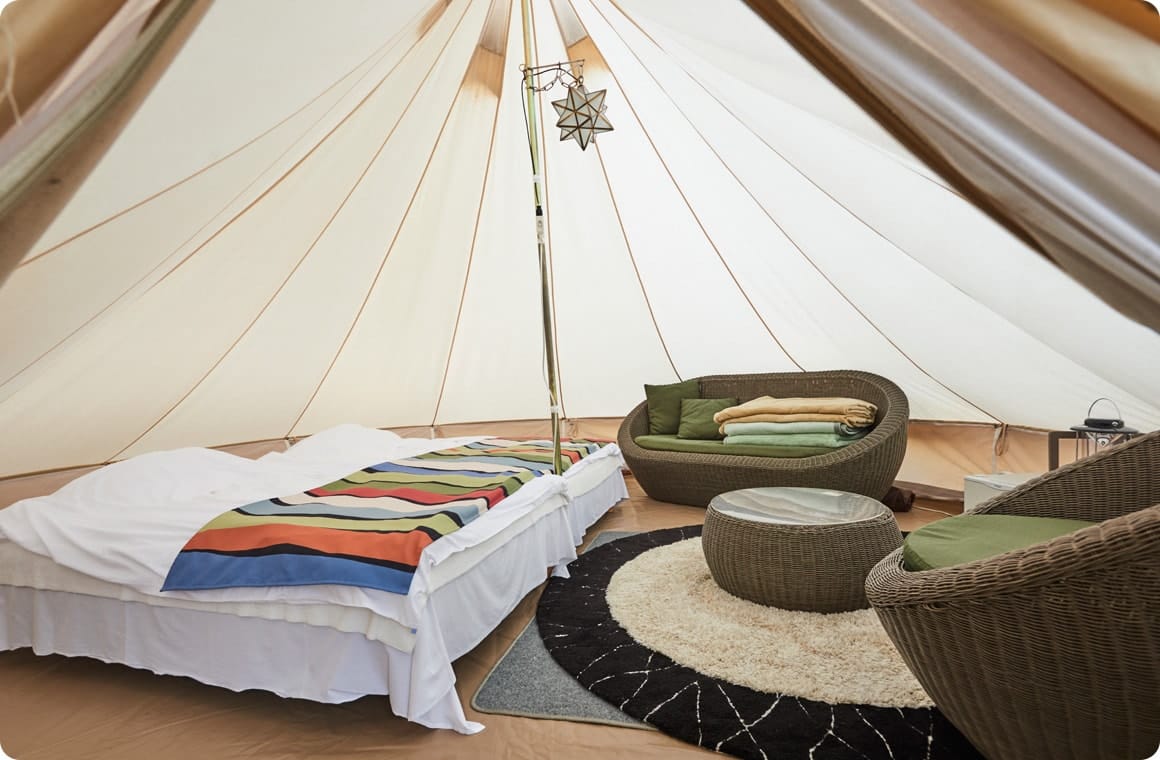 グランピングの画像