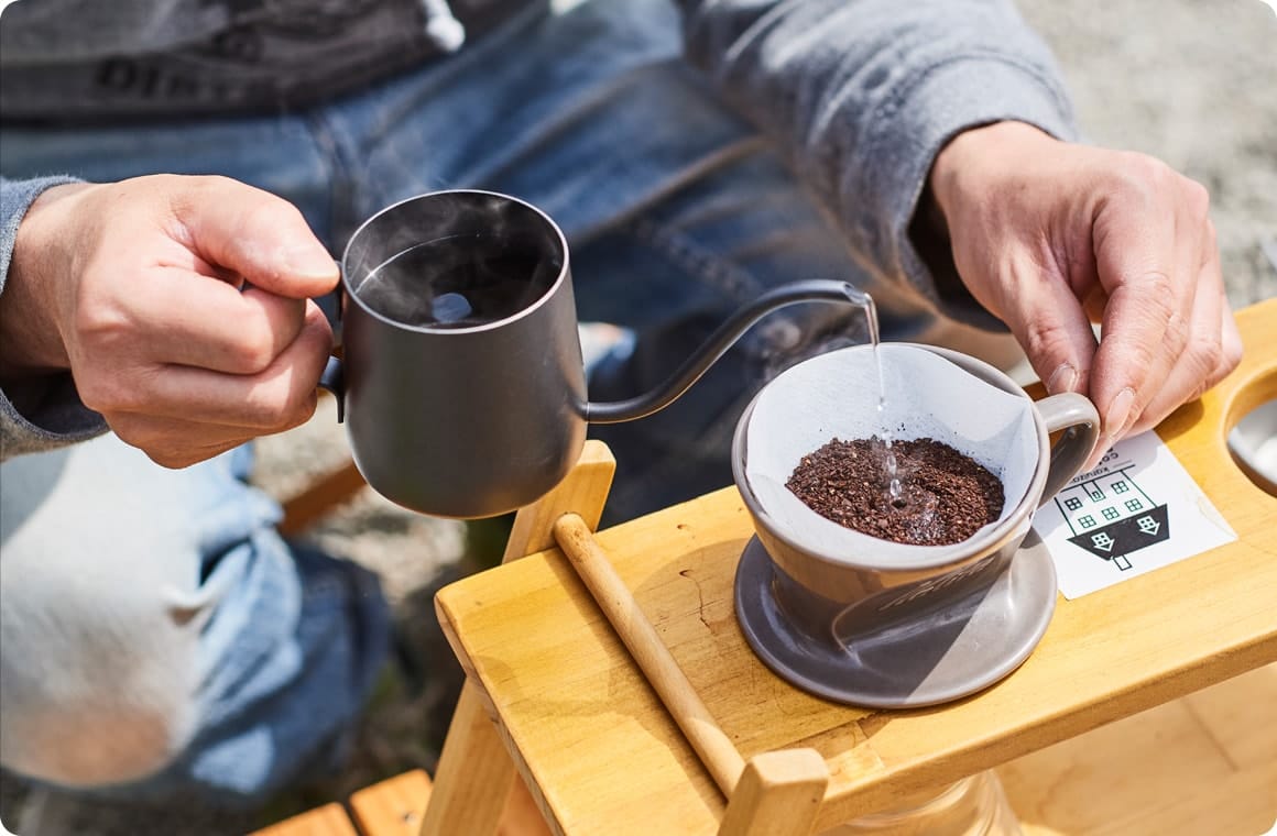 ドリップ1投目の画像