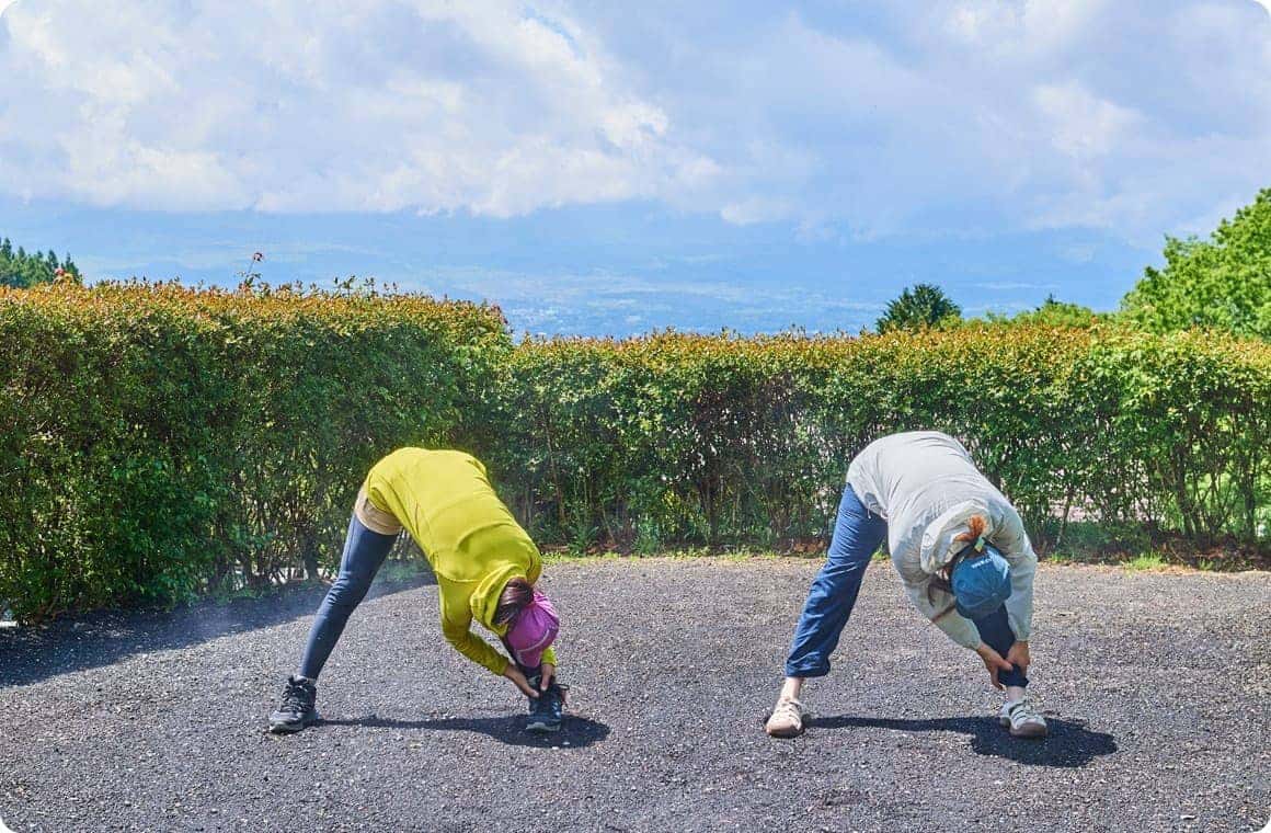 片足前屈の画像