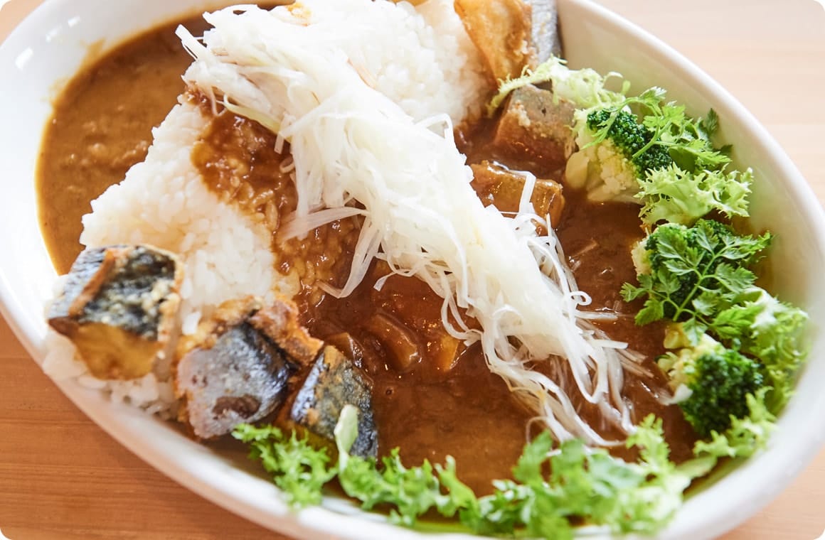 暗門の滝カレー