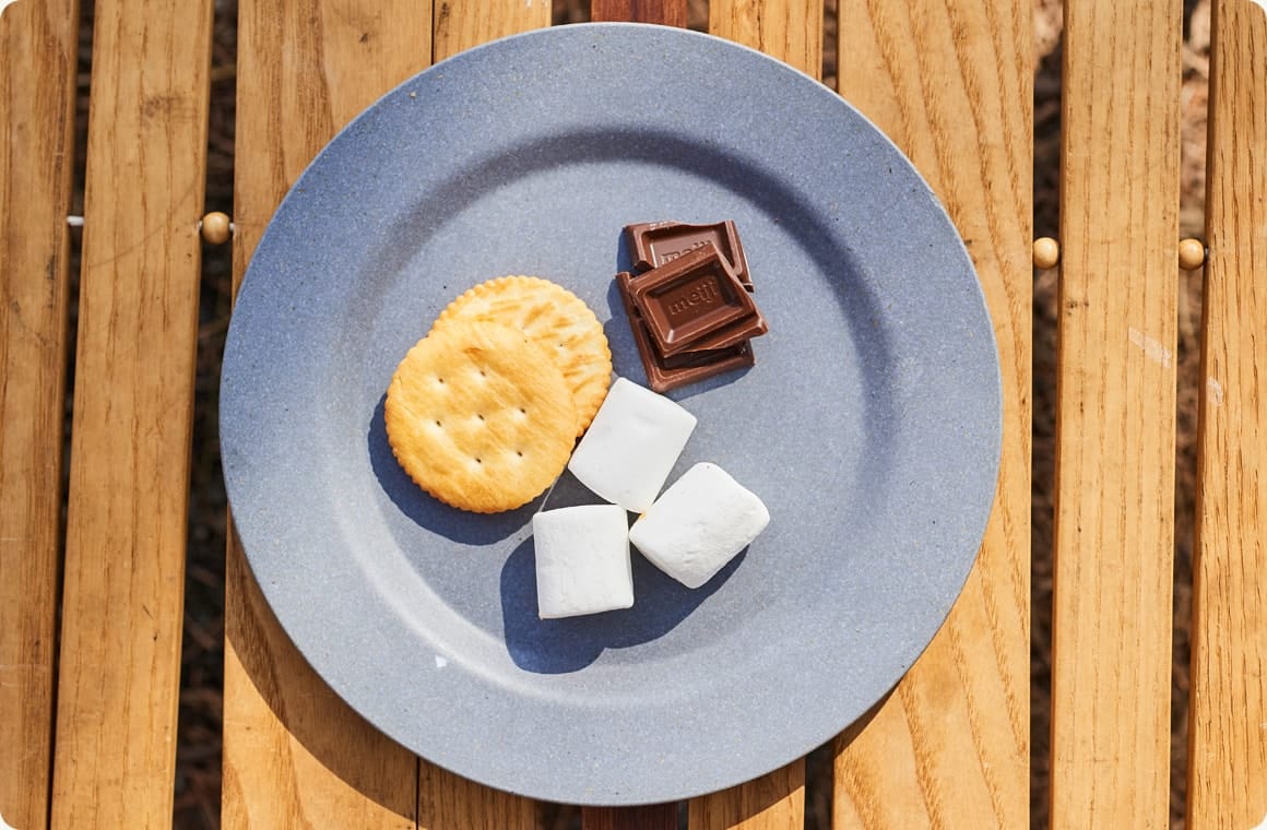 マシュマロ・クラッカー・チョコレートの画像