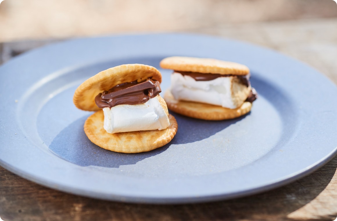 完成したスモアの画像