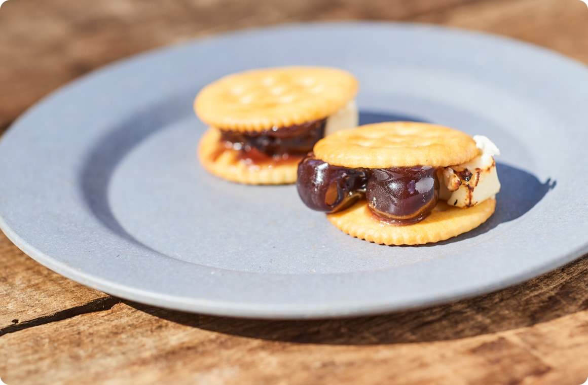 あんこチーズのクラッカーサンドの画像