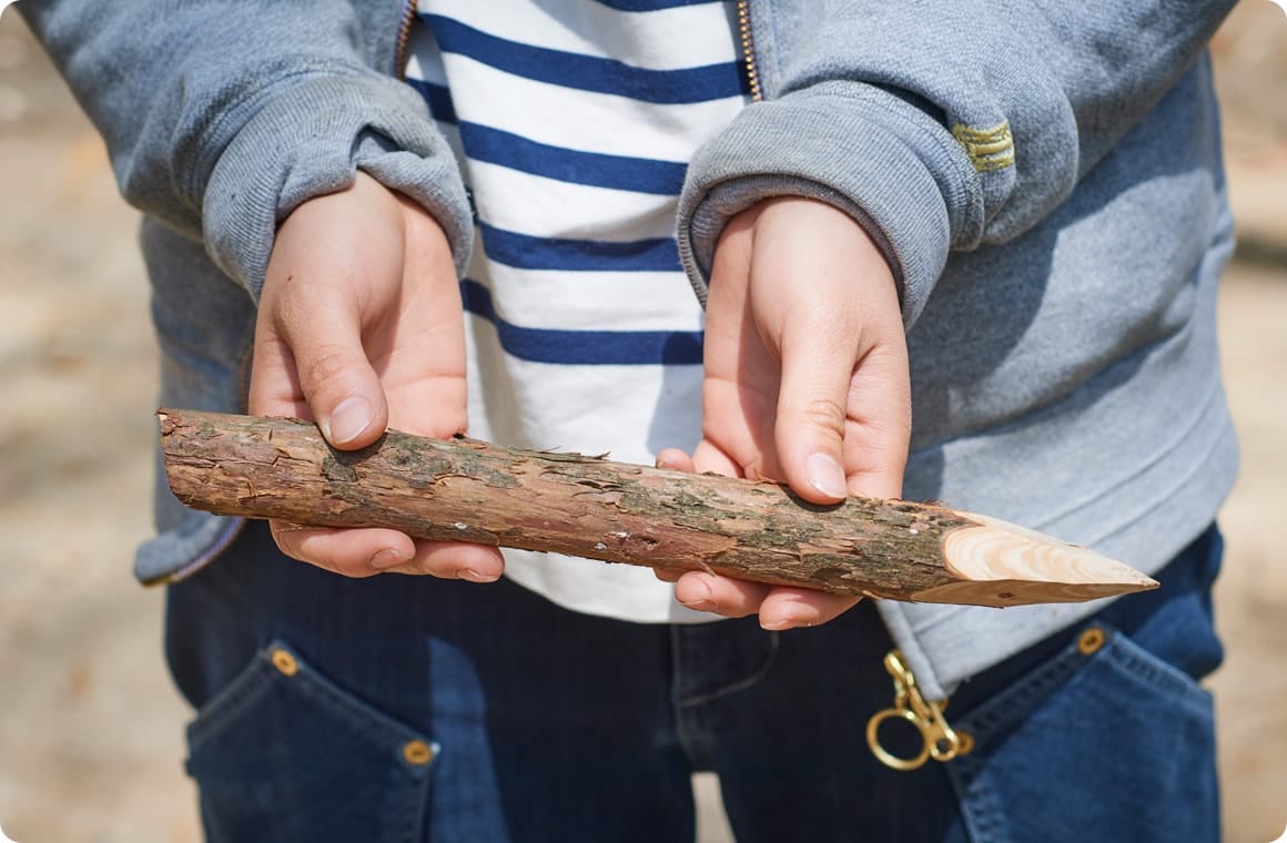 完成したペグの画像