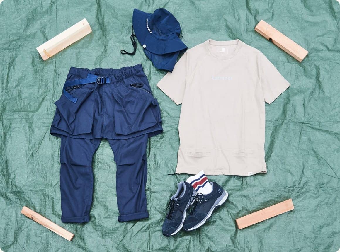 使用した主なアイテムの画像