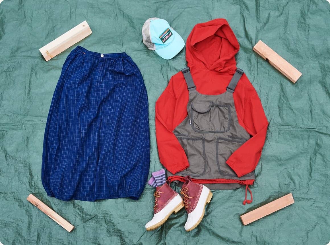 使用した主なアイテムの画像