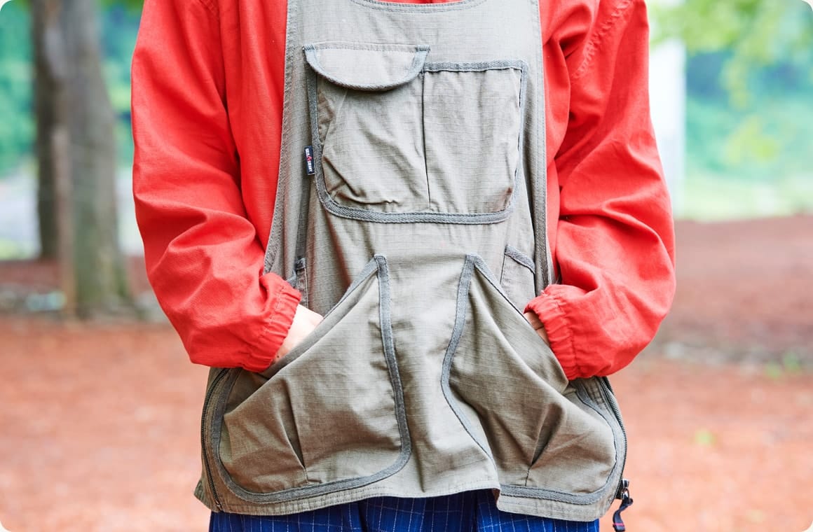 エプロンベストの画像