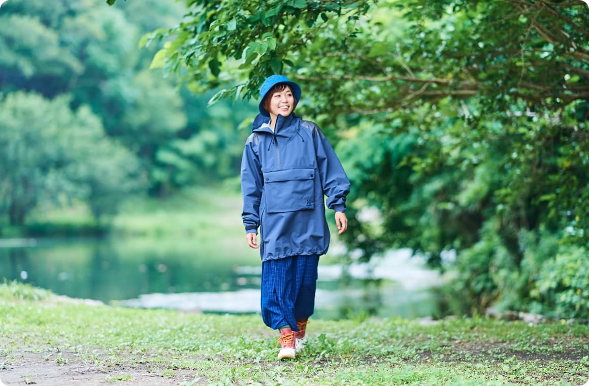 女性のコーディネートの例