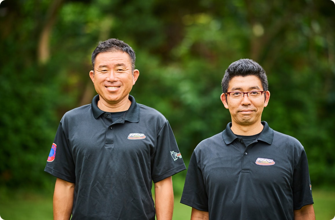 原 淳一さん（写真右） 高田 勝さん（写真左）