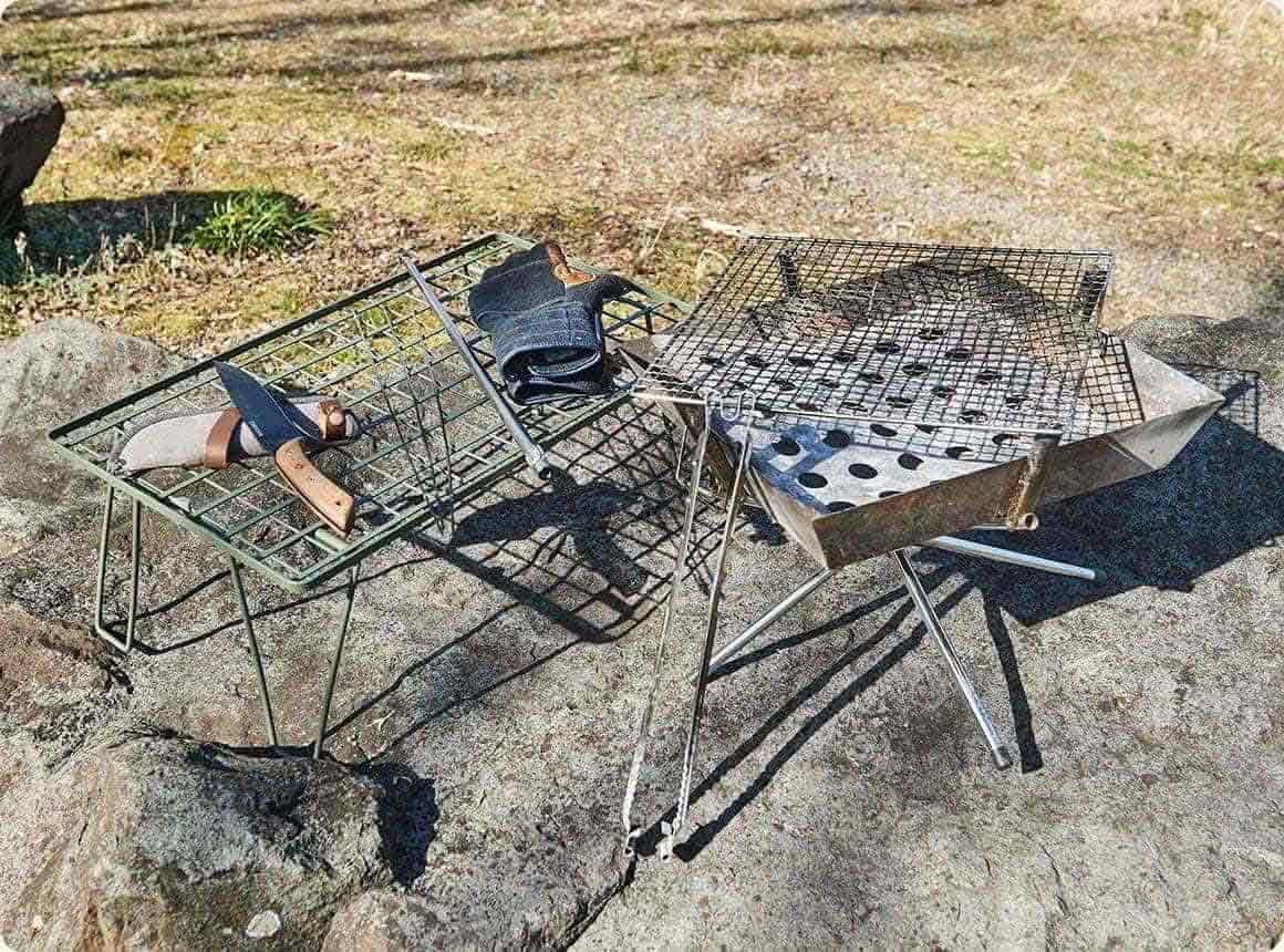 藁焼きに必要なキャンプ道具の画像