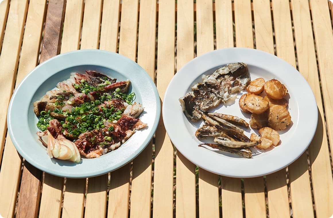 完成した藁焼きの画像