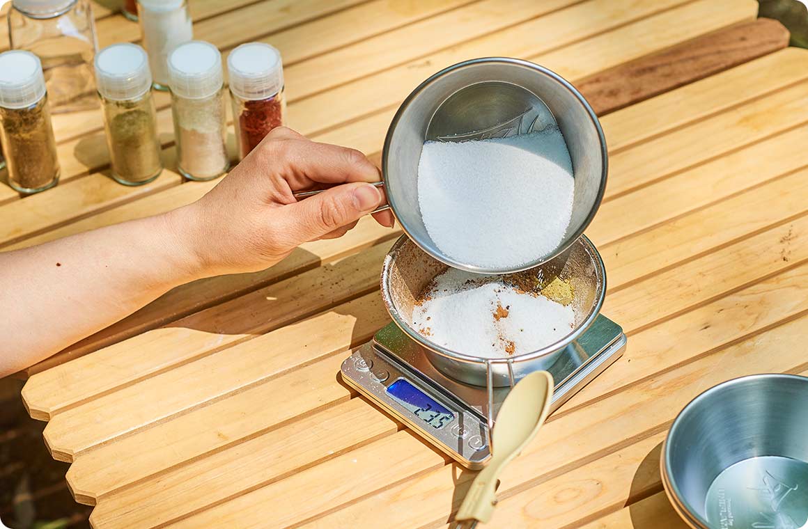 必ず塩を入れて味を調える