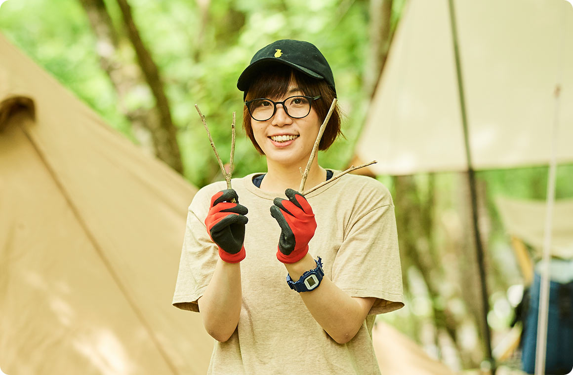 素材の取り出し完了