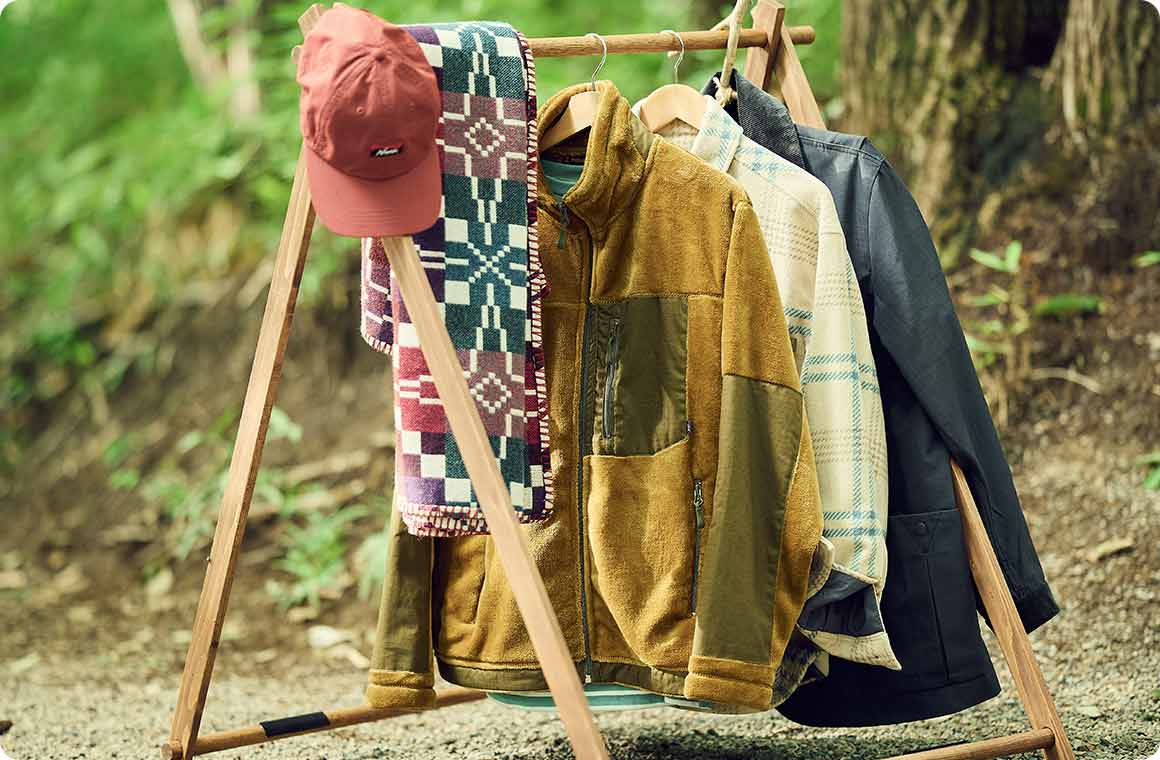 キャンプウェアの画像