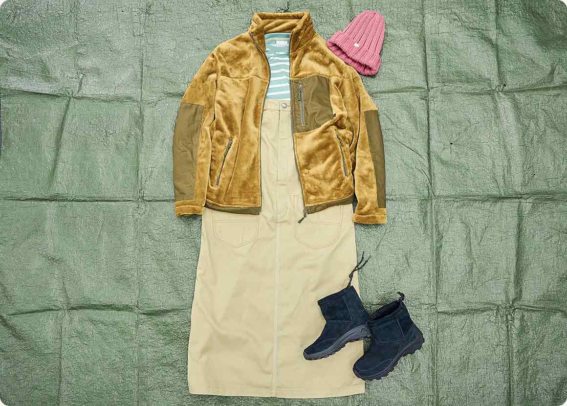 使用した主なアイテムの画像