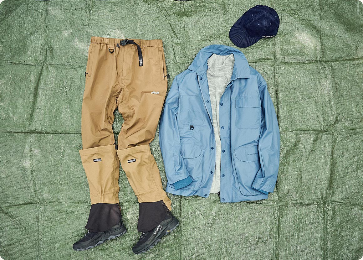 使用した主なアイテムの画像