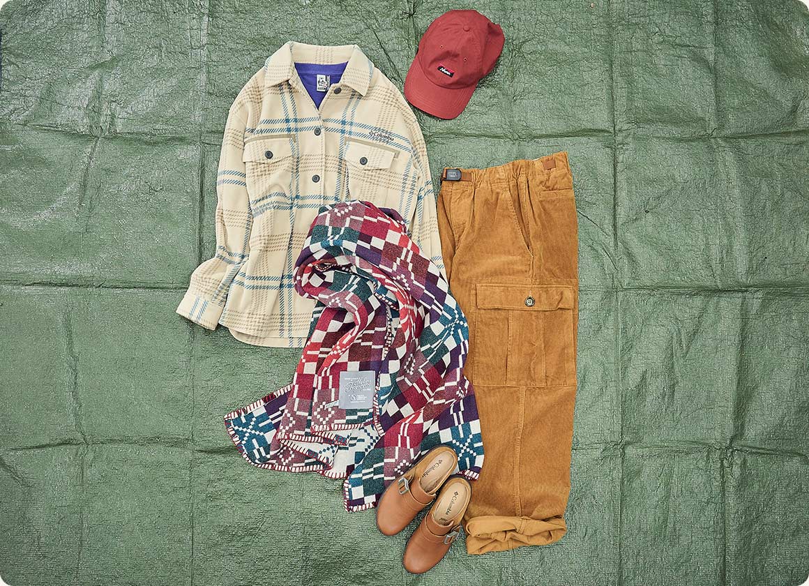 使用した主なアイテムの画像