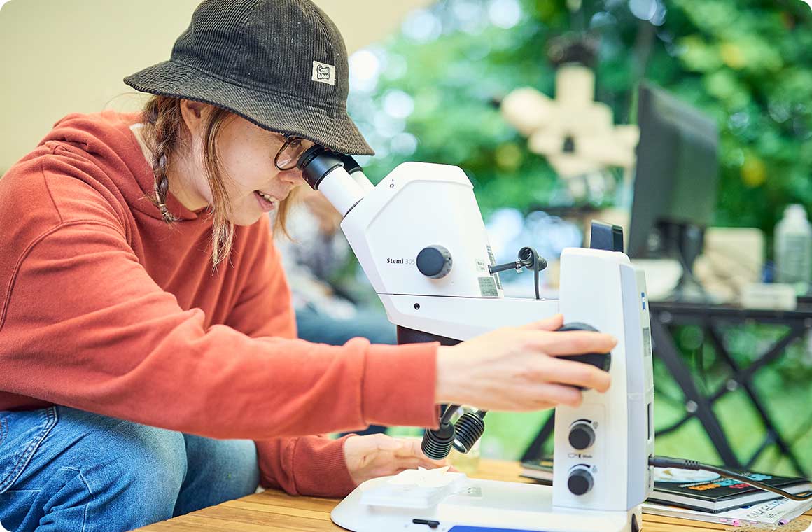 観察したいものをそのままセット