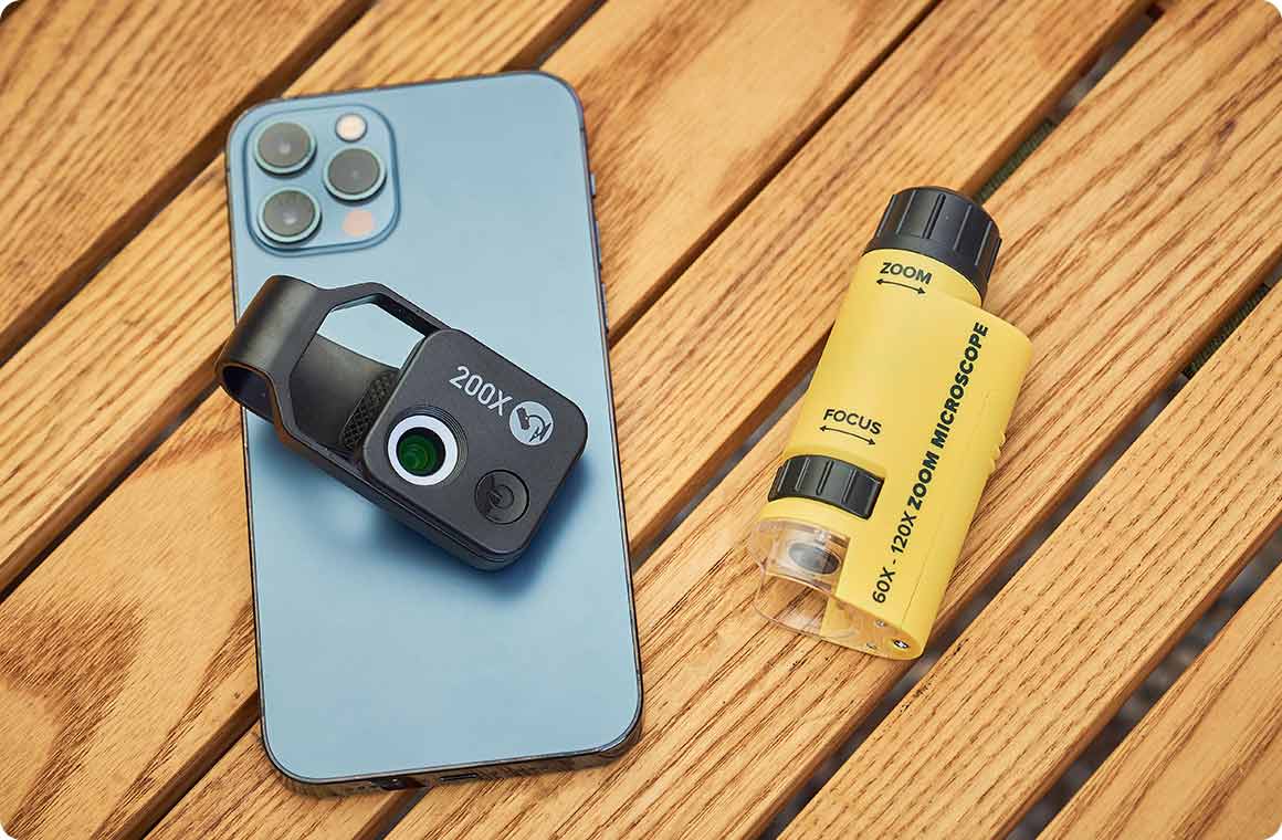 持ち運びできるマイクロスコープ