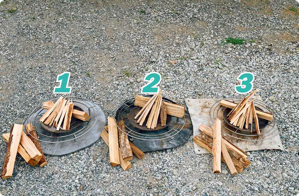 用意した薪の種類