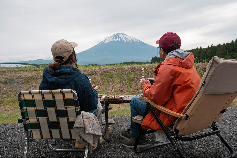 ゆっくり富士山を眺める時間