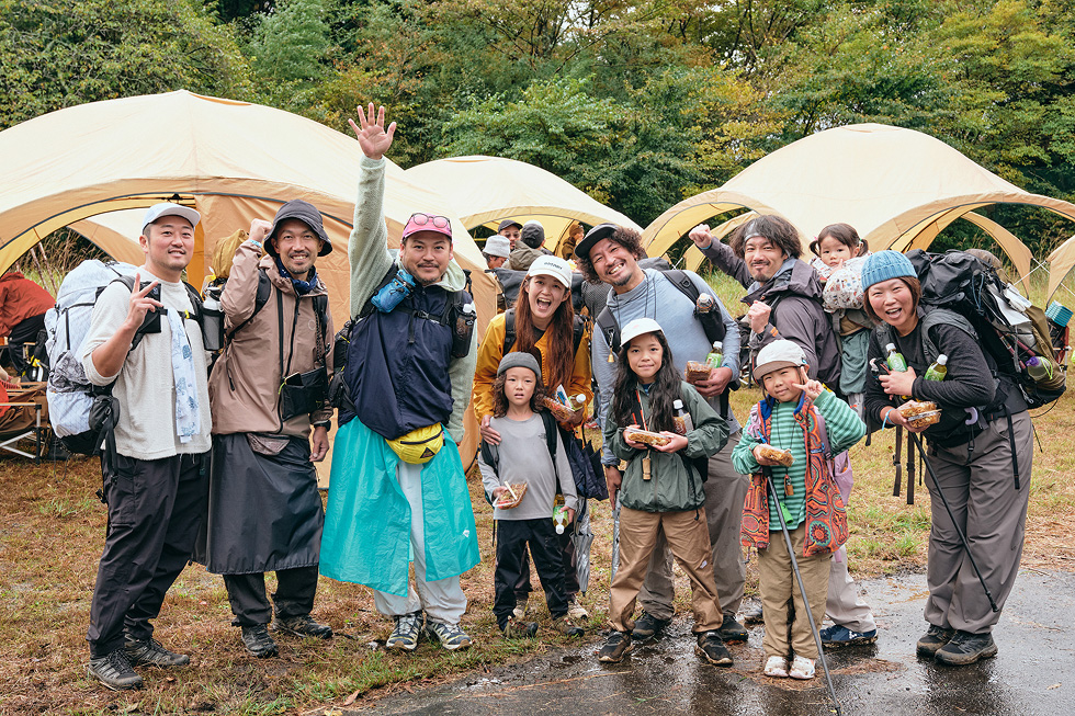 SUPER HIKINGには、スタイルも目的もさまざまな人たちが集結