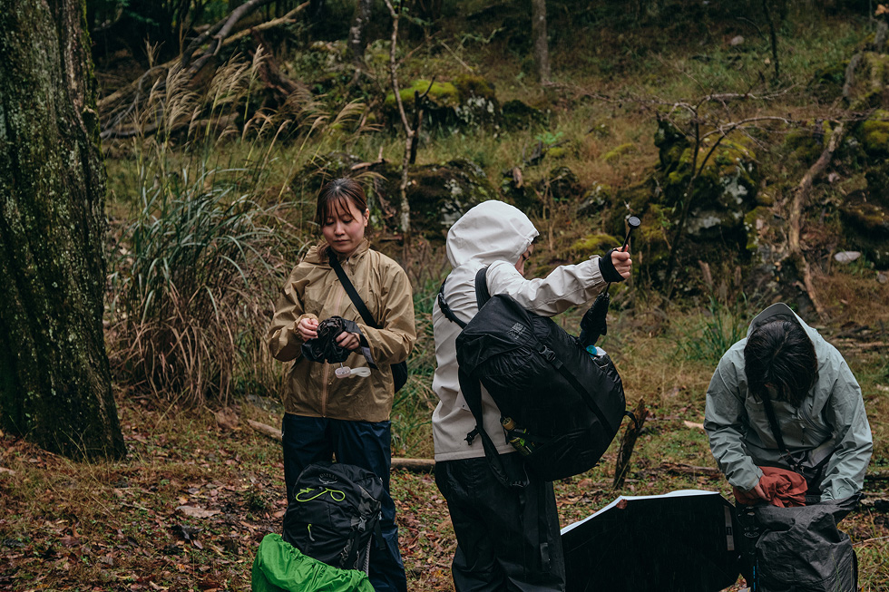 SUPER HIKINGの様子