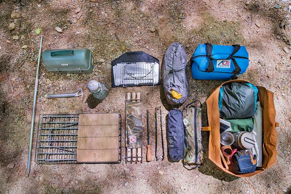 ソロキャンプ道具