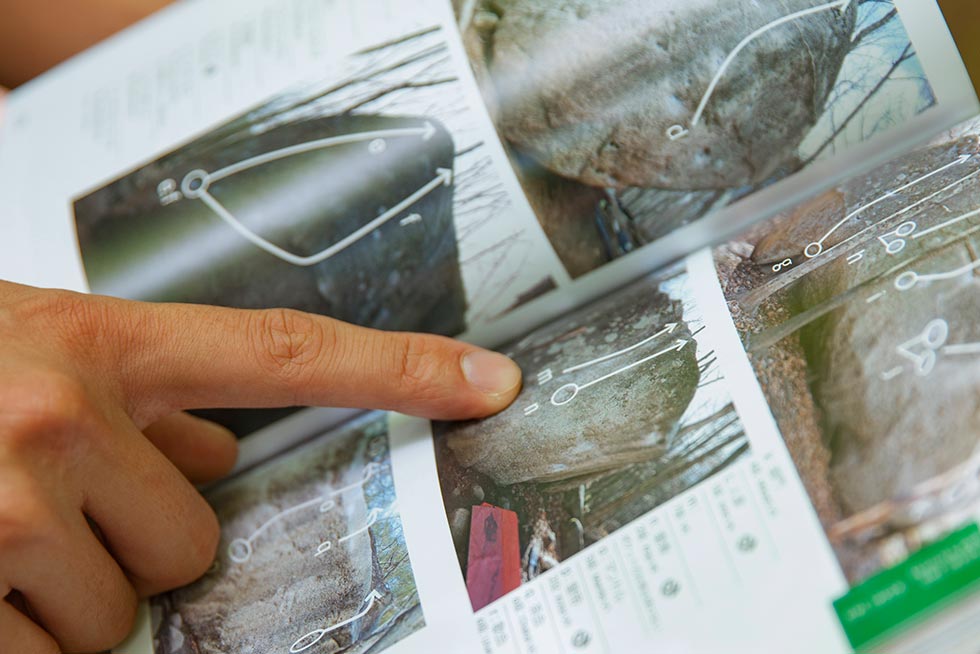 ガイドブックを参考に、課題（ルート）を確認