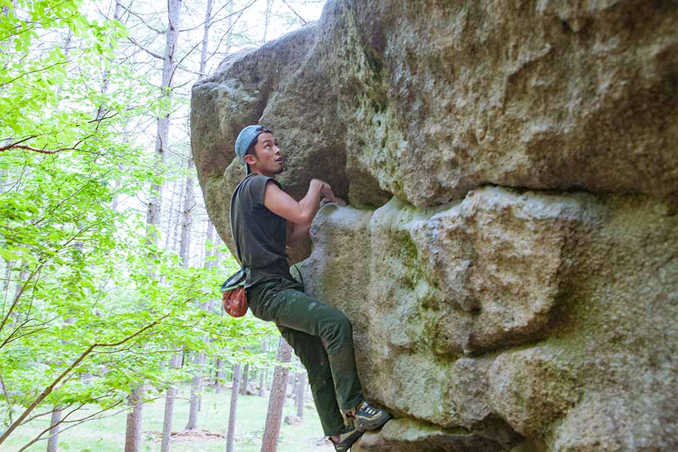 クライミングの写真