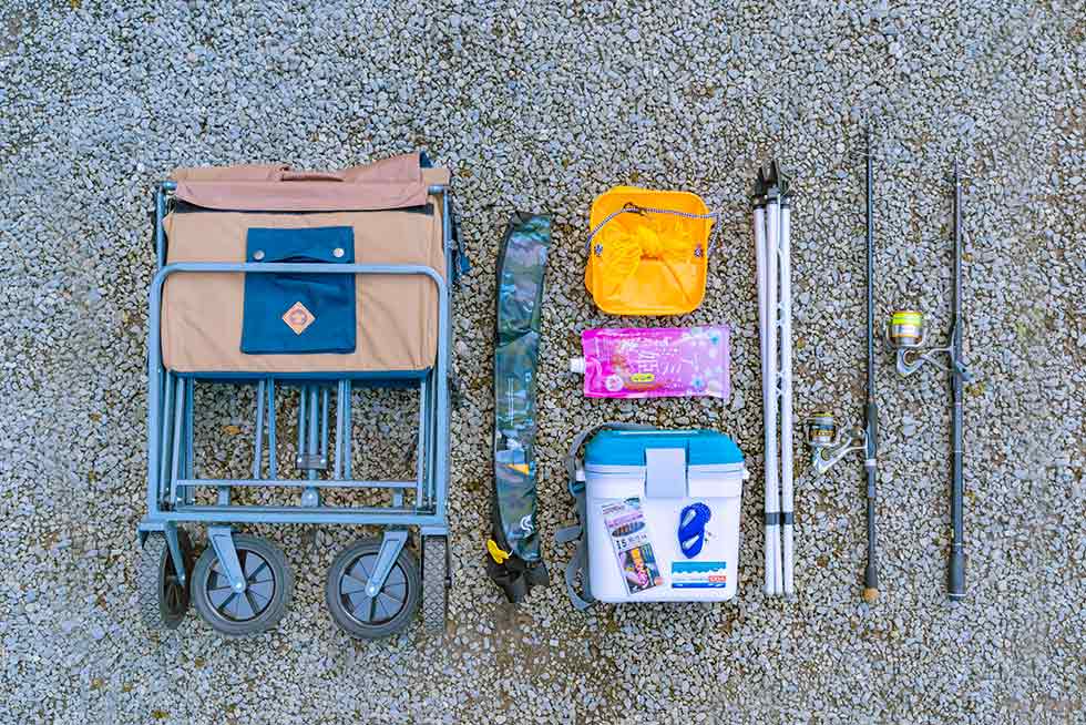 持っていった遊び道具＆ソロキャンプ道具