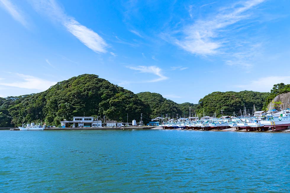 松部漁港（千葉県勝浦市）