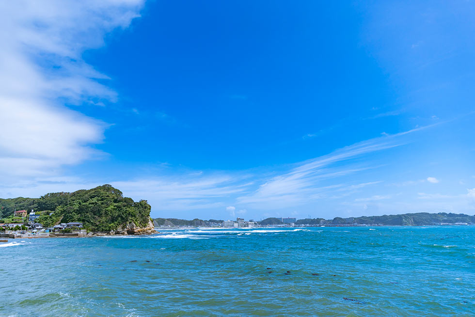 松部漁港の風景
