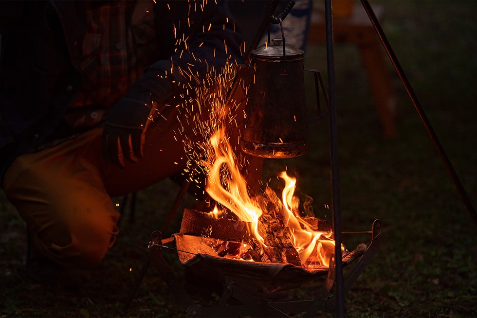 焚き火の写真２