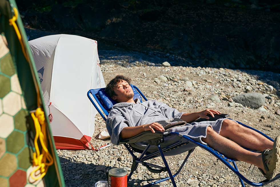 そのままうたた寝をしている時間は、まさに非日常の時間