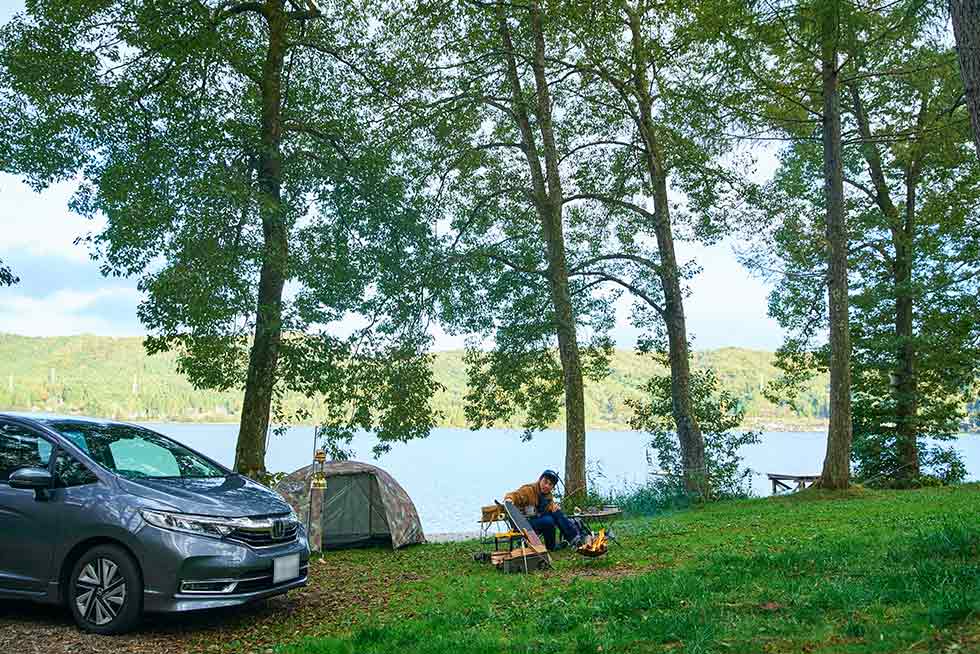 白馬の山の景色