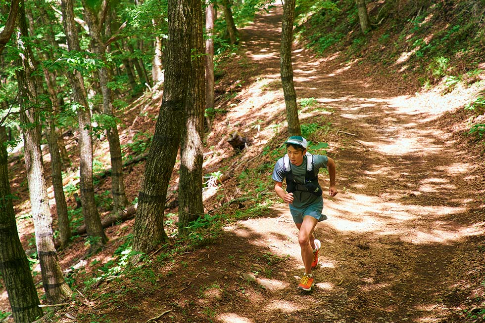 五湖台を目指す