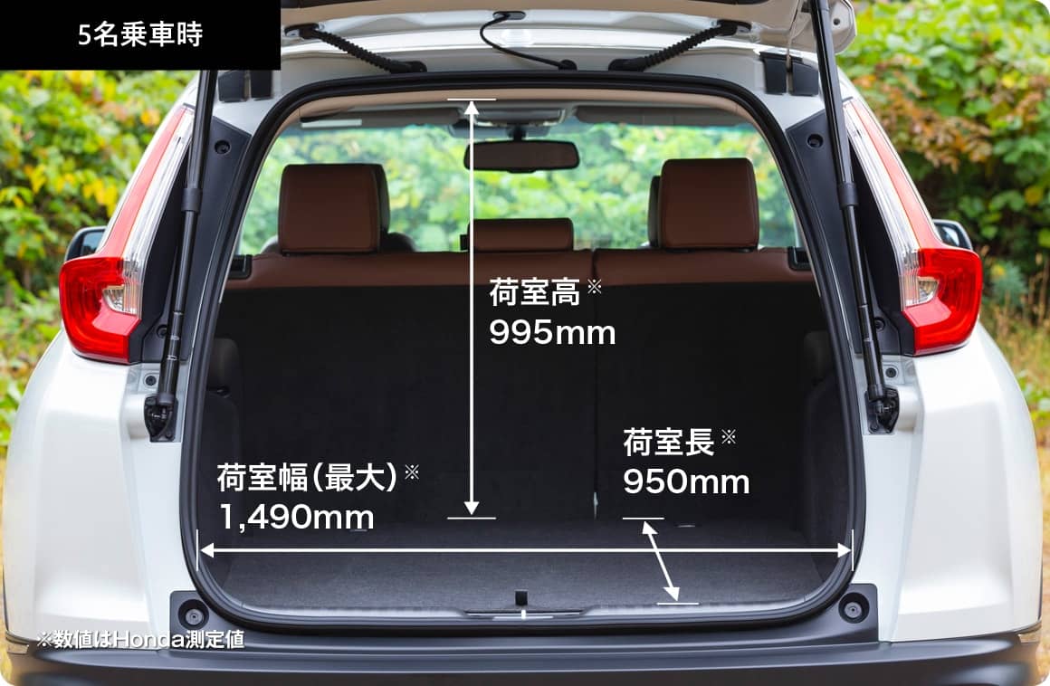 CR-Vの荷室寸法やキャンプ道具の積み方はこちらもチェック！