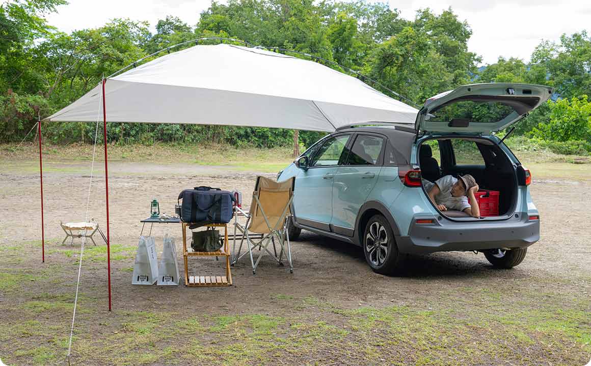 キャンプ場での使用例