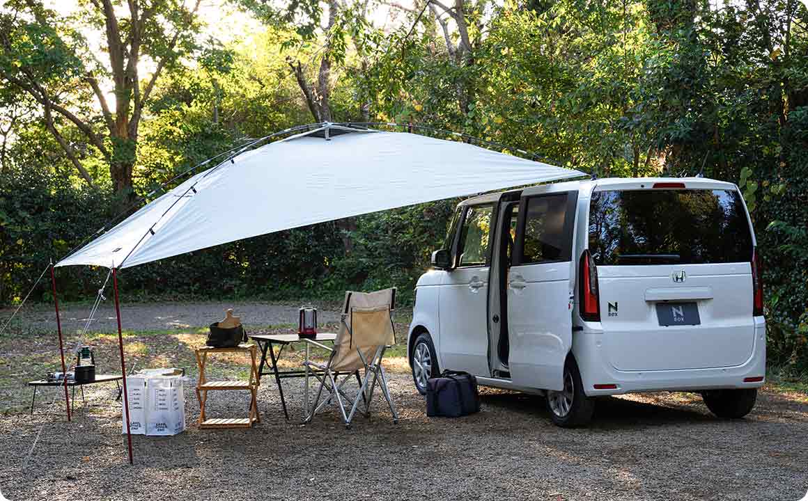 キャンプ場での使用例