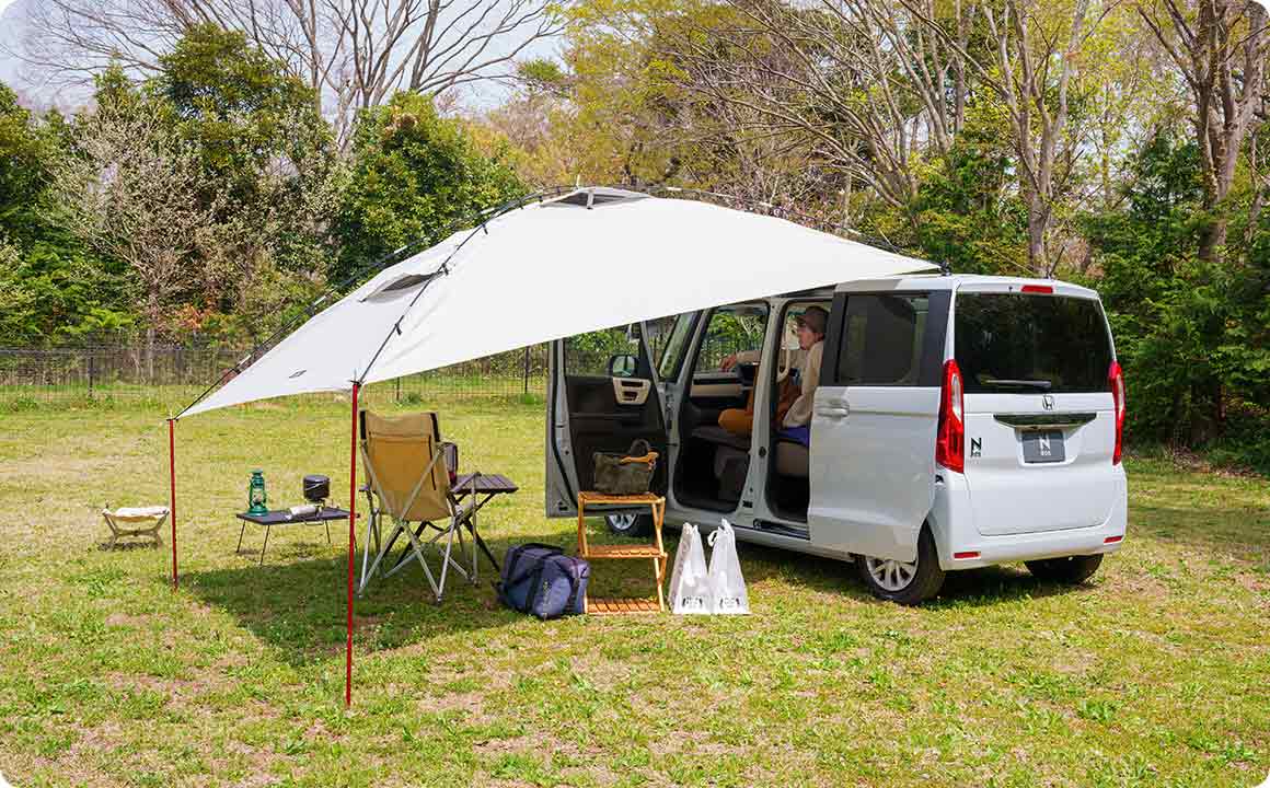 キャンプ場での使用例