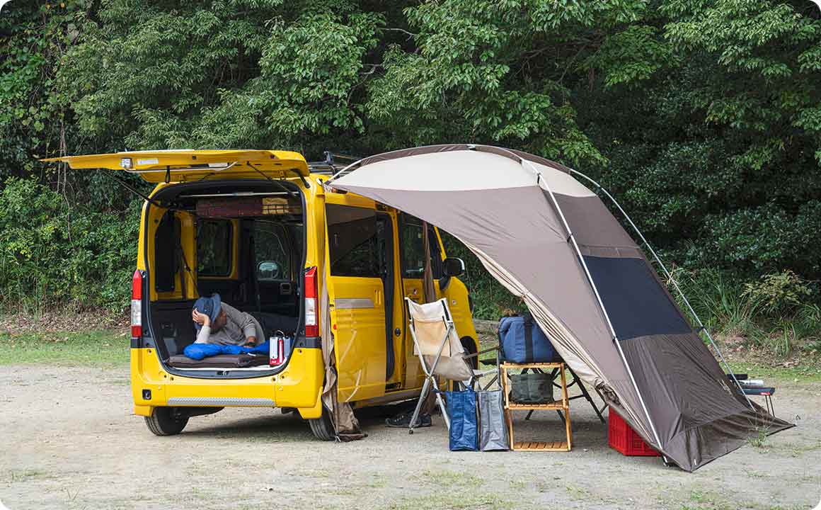 キャンプ場での使用例