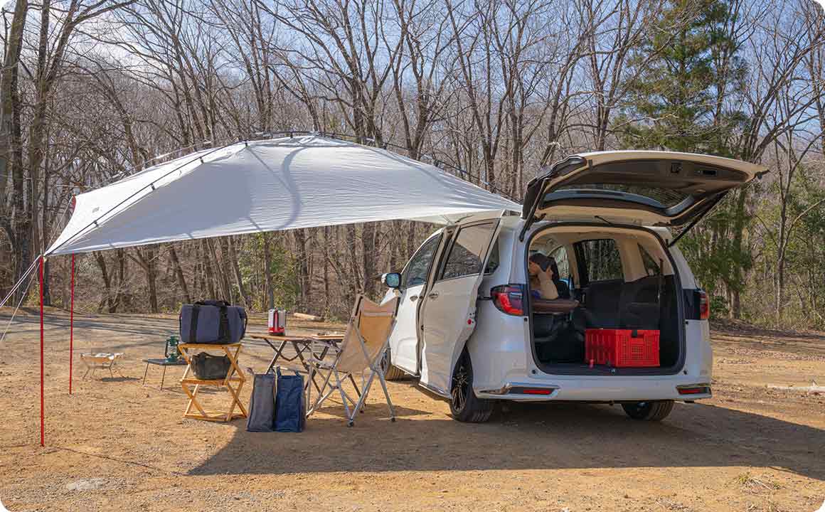 キャンプ場での使用例